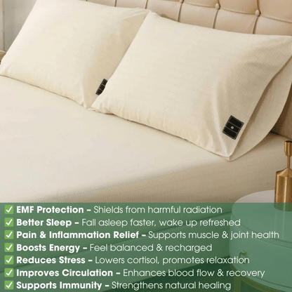 EarthFlow Grounding Pillow Case™
