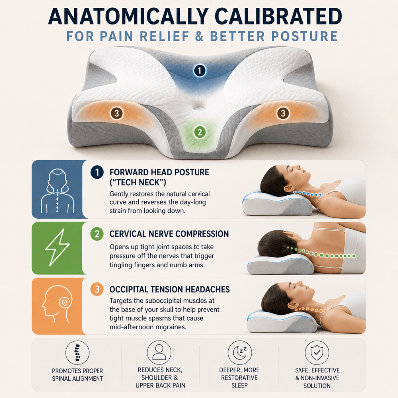 Soothing Solutions™ Ergonomic Pillow