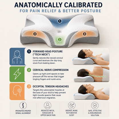 Soothing Solutions™ Ergonomic Pillow